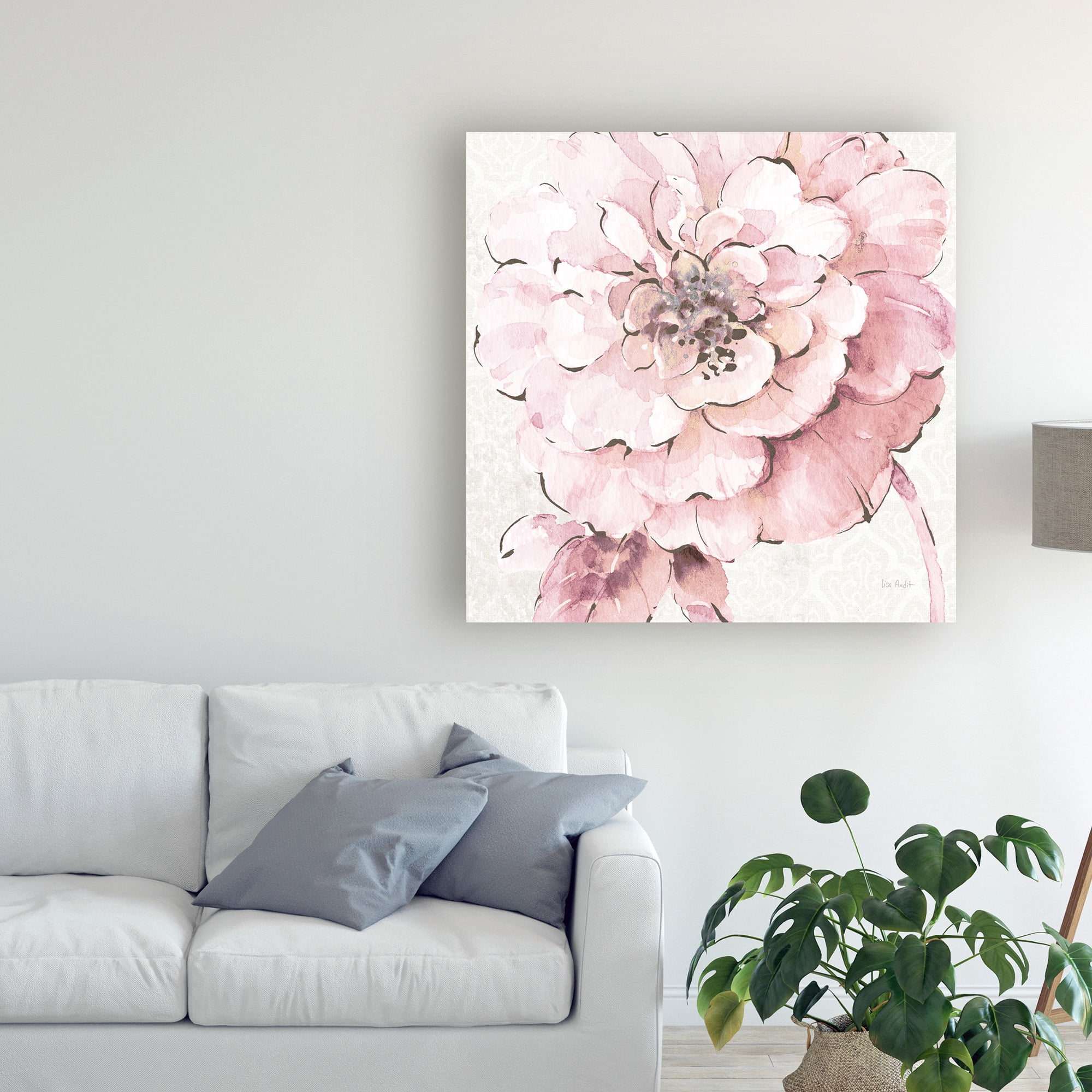 Trademark Fine Art 'Indigold VII Pink' Canvas Art by Lisa Audit