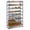 Black, variant on Nunsino Shoe Rack for Closet, Metal Shoe Organizer, 8 Tier Garage Shoe Rack Max Holds 40 Pairs,Shoe Storage shelf,Entryway, Black