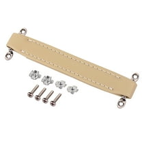 LABSERRON 1Set Beige Pu Leather Guitar Handle for Audio Equipment Handling 21x3.16in