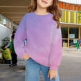 thumbnail image 4 of Mercatoo Girls and Toddlers Sweatshirts Fashion Tie Dye Print Pullover Tops Crewneck Loose Fit Long Sleeve Fall Winter Cute Clothes, 4 of 7
