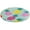 style-3, variant on Lunarable Pineapple Washable Round Rug -Circle Area Rugs for Nursery Bedroom, Vintage Non Slip Non Shedding Low Pile Carpet for Living Room Coffee Table Entryway