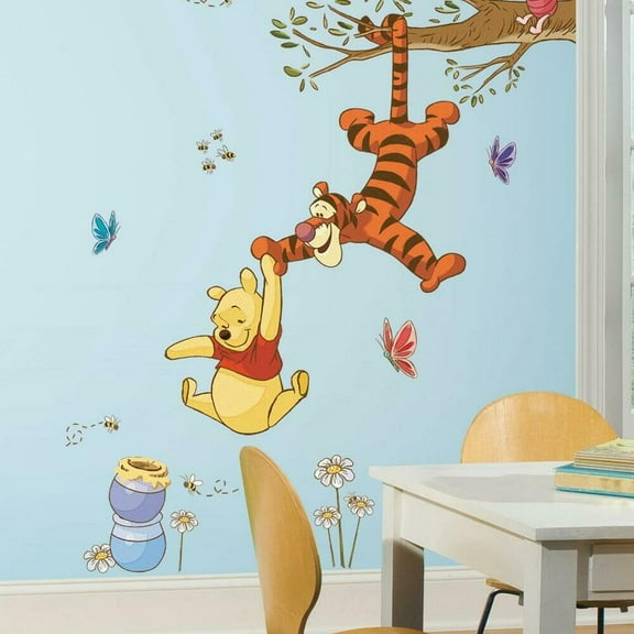 Winnie the Pooh Swinging for Honey Giant Wall Decals