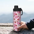 thumbnail image 7 of Yiaed Strawberry Popsicle Print Sports Insulated Kettle Bottle Reusable Stainless Steel Insulated Cup, Outdoor Portable Casual Stainless Steel Insulation Cup, 7 of 7