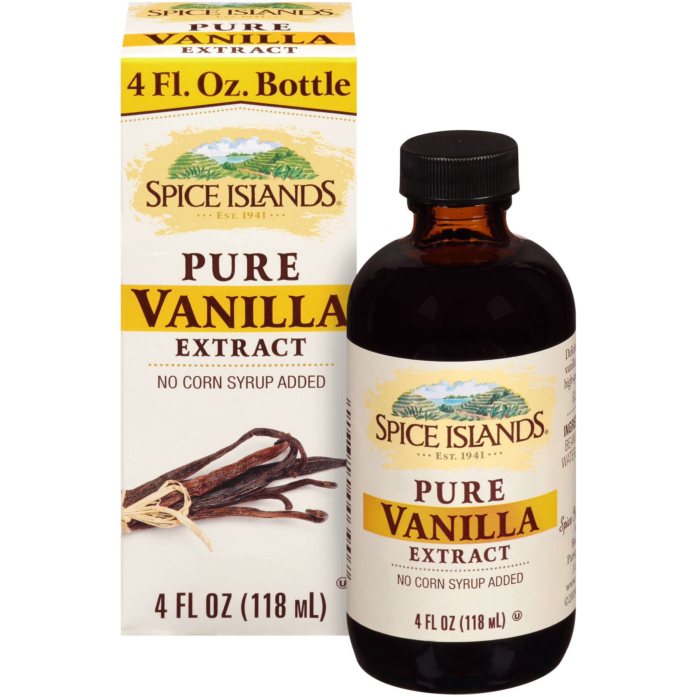 Spice Islands Pure Vanilla Extract 4 fl. oz. Box
