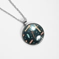 thumbnail image 4 of Cross Stunning Glass Circular Pendant Necklace - Fashionable and Elegant Necklaces for Women, 4 of 5