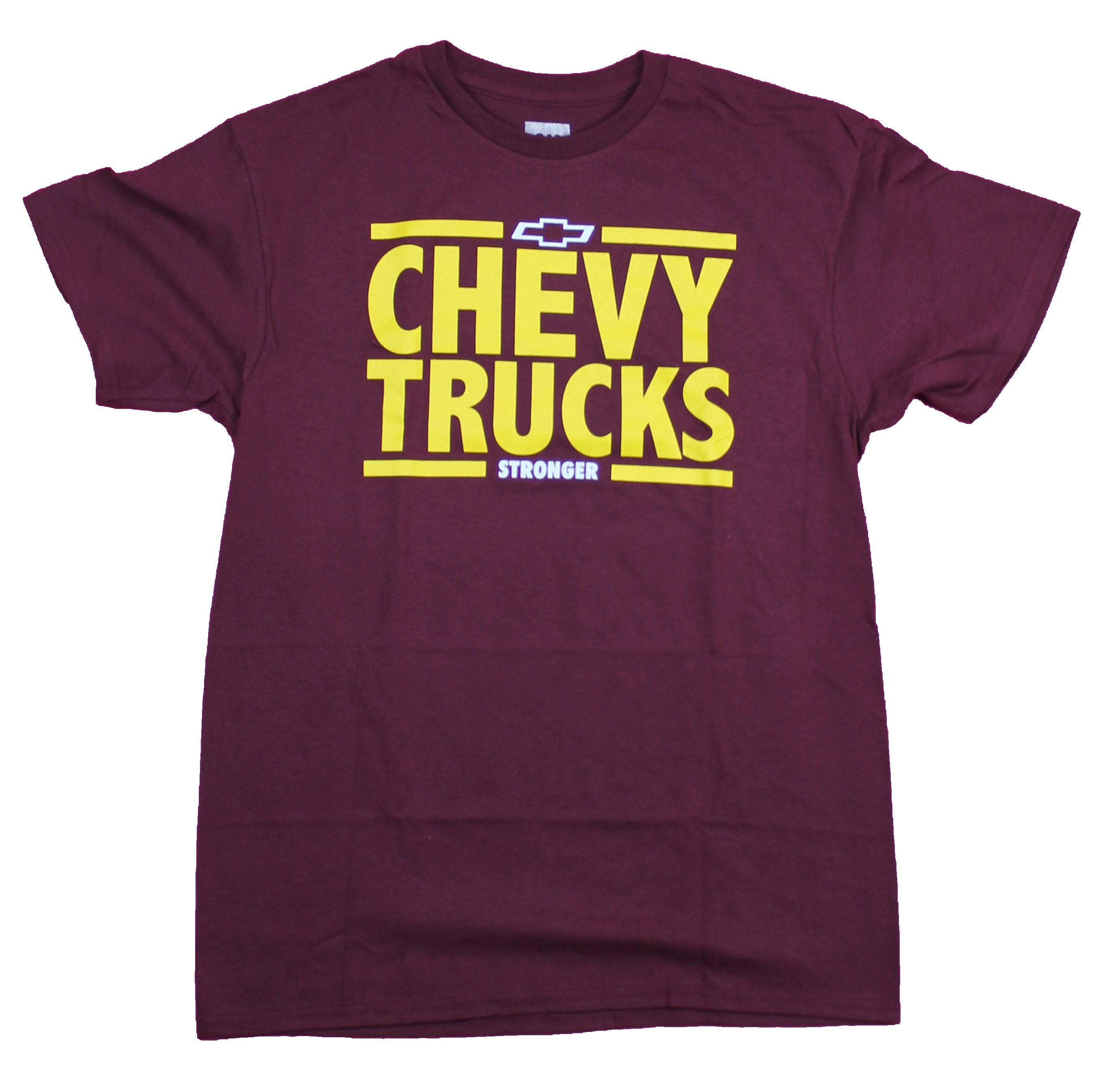 Hybrid Apparel Chevrolet Mens TShirt Chevy Trucks Stronger Simple