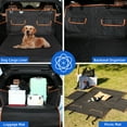 thumbnail image 3 of Car Trunk Mat for Dog,80" x 88" Waterproof Pet Cargo Cover Dog Seat Mat,Car Trunk Protective Cover,Scratch-resistant and Sturdy Pet Seat for Cars Trucks, and SUVs（Black,L）, 3 of 7
