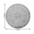 thumbnail image 4 of BalsaCircle 6 Silver 15" Spike Design Round Vinyl PLacemats Wedding Party Decor, 4 of 8