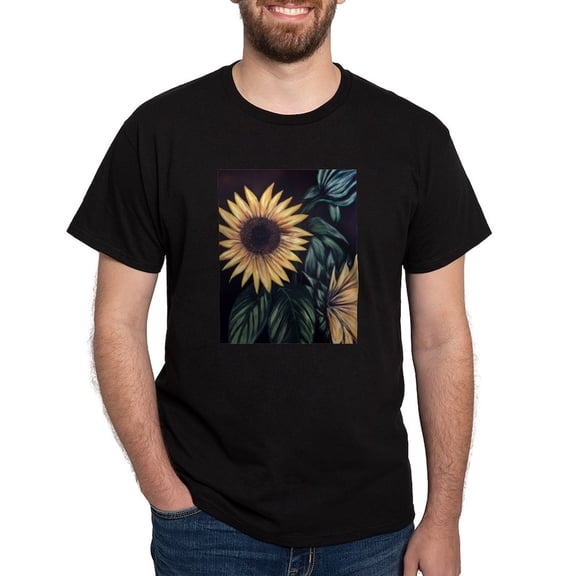 CafePress - Sunflower Life T Shirt - Men's Classic Graphic Cotton T-Shirt