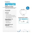 thumbnail image 2 of Depósito para Dispensador de Agua Purikor Capacidad para 4 litros PK-DEPOSITO4, 2 of 4