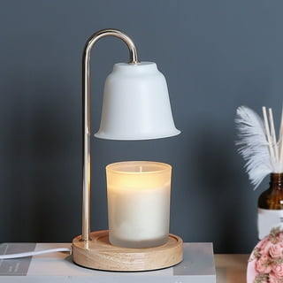 Finelylove Candle Warmer Dimmable Candle Light Metal Candle Melter Compatible with Small and Large Candles Aromatic Candle Holders for Home Decoration