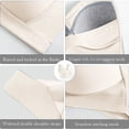 thumbnail image 3 of Lmnyox Wireless Bra for Women Push Up Seamless Everyday Bra Breathable Full Coverage Supportive Bras Plus Size, 3 of 6