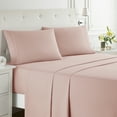thumbnail image 6 of Nestl Queen Sheet Sets, 1800 Series Deep Pocket 4 Piece, Luxury Soft Microfiber Bed Sheet Sets, Peach Beige, 6 of 8