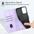thumbnail image 6 of for Samsung Galaxy A32 5G Crossbody Wallet Case with Card Holder, Flip Folio Book Style Leather Shockproof Protective Phone Cover with Shoulder Strap/Lanyard for Samsung Galaxy A32 5G, Purple, 6 of 9