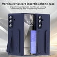 thumbnail image 2 of ELEHOLD Case for Samsung Galaxy Z Fold 6, Shockproof Card Holder Phone Case with Kickstand & Wrist Strap,Blue, 2 of 7