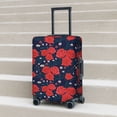 thumbnail image 5 of Yiaed Rose Flower Print Travel Luggage Cover Suitcase Protector Fits 18-32 Inch Luggage Wheel Covers Patterned Elastic Luggage Anti-scratch（No luggage）-Medium, 5 of 5