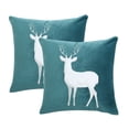 thumbnail image 1 of 2 Pcs Christmas Throw Pillow Cases, Modern Soft Velvet Square Throw Pillow Covers, 1 of 2