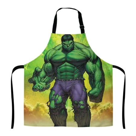 

The Hulk Anime Apron for Men and Women Baking Gardening Sewing BBQ Waterproof Cute Gift