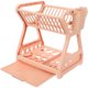 thumbnail image 2 of Beige Double Layer Storage Tray for Kitchen and Home Made of Plastic Suitable for Various Small Items 7.87x4.92x2.36 Inches, 2 of 4