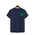 thumbnail image 3 of AherBiu Hauts de la Saint-Patrick pour Femmes Manches Courtes Imprimés Décontractés Basiques, 3 of 7