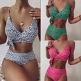 thumbnail image 2 of Culottes Taille Haute pour Femmes Maillots de Bain Ensemble Bikini de Plage, 2 of 5