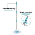 thumbnail image 4 of Spinning Mop Pole Handle Replacement 360° Rotating Cleaning Tool with 2 Mop Heads,Suit for Press-Type Buckets, 4 of 7