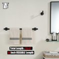 thumbnail image 3 of Double Towel Bar Matte Stainless Steel Bath Towel Rack for Bathroom Towel Holder Wall Mount Total Length TBLPB, 3 of 9