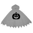 thumbnail image 6 of 333REDARER Kids Jack‑o‑lantern Hooded Poncho Cloak Cosplay Garment Jagged Ragged Hem Central Graphic Pull‑On Outfit for Halloween Trick or Treat Home Celebration School Themed Pageant,10-12 Years, 6 of 6