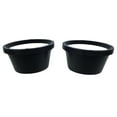 thumbnail image 1 of 2Pcs Car Speaker Cover Black Square for Rainy Weather 6.5 Inch, 1 of 8