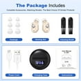 thumbnail image 7 of SUWU Hearing Aids, Digital Rechargeable Hearing Aids for Seniors with Noise Cancelling, Hearing Assist Device for Hearing Loss, Mini CIC In Ear Hearing Amplifiers with Display Charging Case, 7 of 7