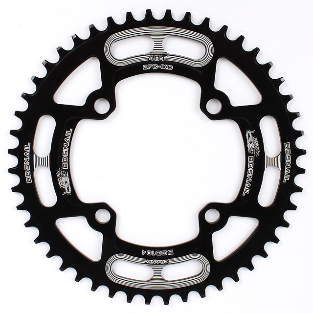Bike Chainring 104BCD Mountain Bike Single Chain Ring Disc Narrow Wide Chainring 44T / 46T