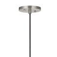 thumbnail image 2 of Benjara BM220651 Hexagonal Metal Frame Single LED Light Pendant with Glass Diffuser, Gray, 2 of 5