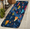 Multicolour 1, variant on CURLYOOT Peacock Feathers Runner Rug 2'x6' Washable Kitchen Runner Rug Indoor Non Slip Laundry Rugs Teal Blue Floor Carpet for Hallway Kitchen Entryway Bedroom Living Room