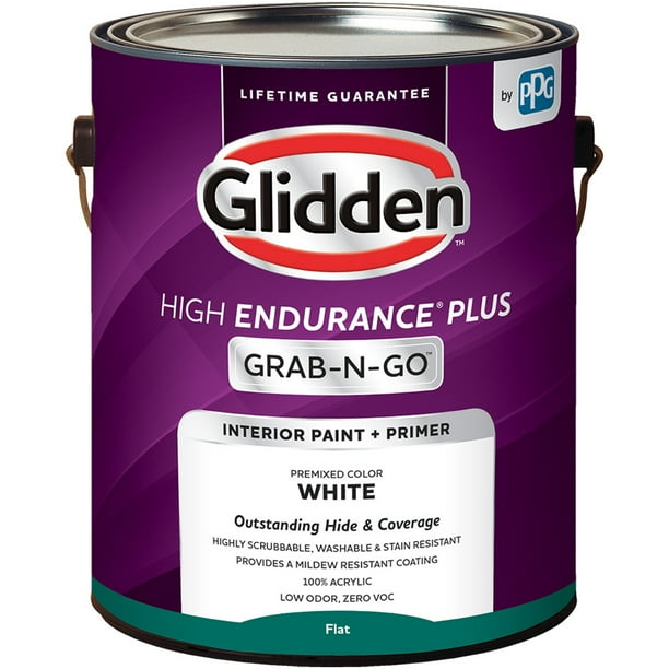Glidden High Endurance Plus GrabNGo Flat Interior Paint & Primer