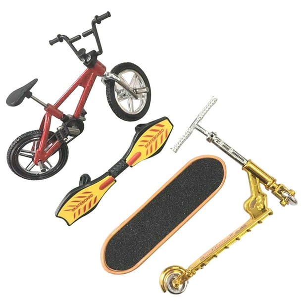 Tech Finger Skateboard Kit Finger Bike BMX Mini Two Wheel Scooter Board  Skate Fingers Sport Training
