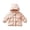 #02 Pink【Stock up on Your Favorite Colors】, variant on Kids Winter Hooded Puffer Coat, Girls Thick Warm Windproof Long‑Sleeve Solid Color Outerwear for Cold Winter Days | CSEONE
