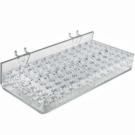 96-Compartment Tray - round Slot 0.5", 2-Pack