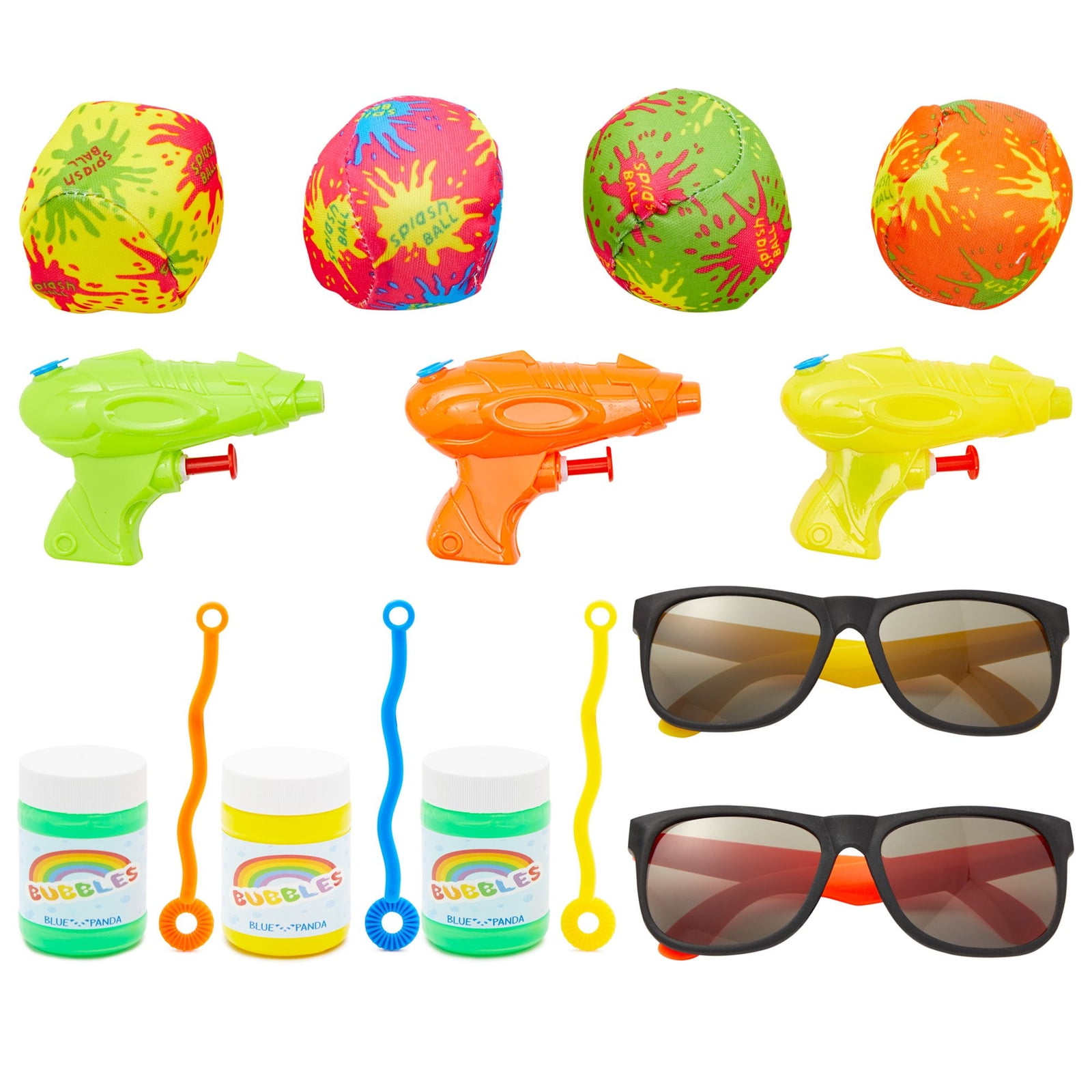 12pc Neon Child Assorted 80s Party Sunglasses Props Pool Party Summer Bag Filler 