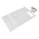 thumbnail image 5 of Kit de ventilación de ventana de aire acondicionado PVC Fácil instalación Accesorio de ventana de aire acondicionado ajustable universal sin costuras 4 placas para ventana de 140 cm, 5 of 5