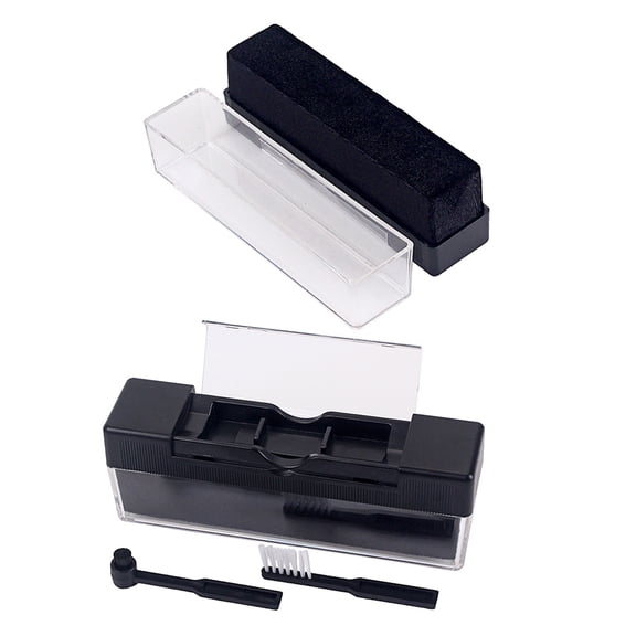 Nicehomfit 1Set Turntables Cleaning Brush Black Removes Dust and Fingerprints Forms Protective Layer on Records
