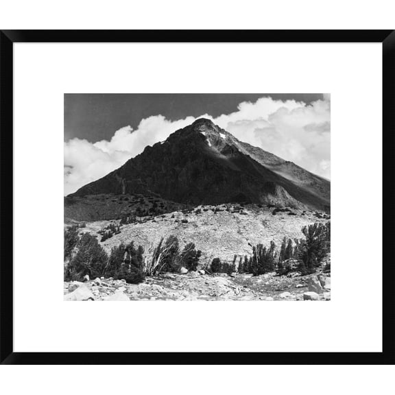 Ansel Adams 'Pinchot Pass, Mt. Wynne, Kings River Canyon, proposed as a national park, California, 1936' Framed Wall Art