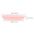 thumbnail image 2 of 10 Pcs Pink Bowls Pot Saucers for Plants Flower Tray, 2 of 8
