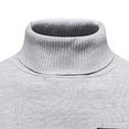 thumbnail image 5 of jsaierl Mens Sweater Knit Turtle Neck Slim Fit Pullover Long Sleeve Casual Fall and Winter Solid Sweater Top, 5 of 5