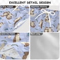 thumbnail image 2 of FORMRS Boys Swim Trunks Quick Dry Mesh Lining Beach Boardshorts, Sizes XS-XL, Cartoon Otters Pattern, 2 of 7