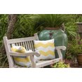 thumbnail image 4 of Simply Daisy 16" x 16" Bold Chevron Stripe Polyester Indoor/Outdoor Pillow, Yellow (1 count), 4 of 5