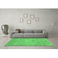 thumbnail image 3 of Ahgly Company Indoor Rectangle Abstract Emerald Green Modern Area Rugs, 7' x 9', 3 of 4