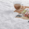 thumbnail image 3 of Dwelke Ultra Fluffy Rug Indoor Plush Soft Carpet for Living Room Anti-Skid Durable Area Rug 8x10ft White, 3 of 4