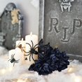 thumbnail image 4 of XYCCY 1 PC Simulation Fine Flash Black Rose - Plants Outdoor Fake Flowers Greenery Decoration ST-001, 4 of 8
