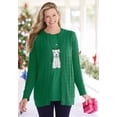 thumbnail image 5 of Woman Within Plus Size Holiday Graphic Tee, 5 of 6
