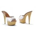 thumbnail image 3 of Ellie Shoes 6" Pointed Heel Mule With Buckle 609-Barbara White Patent, 3 of 3